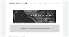 Desktop Screenshot of influencersg.com